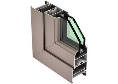 Electrophoresis Aluminium Window Frame Profiles , Aluminum Window Frame Channel